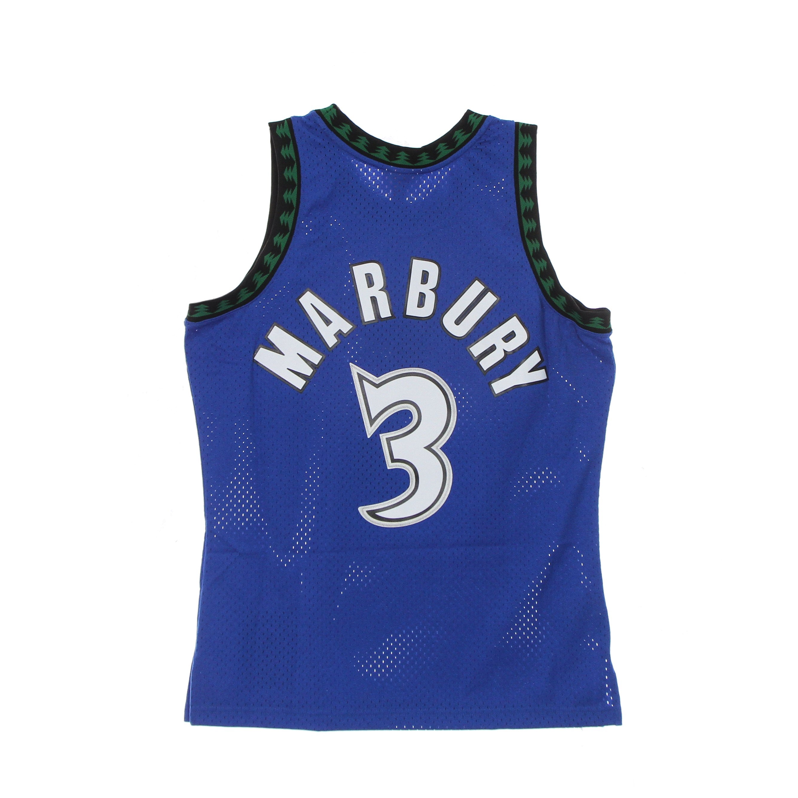 Mitchell & Ness, Canotta Basket Uomo Nba Swingman Jersey Hardwood Classics No 3 Stephon Marbury 1996-97 Mintim, 