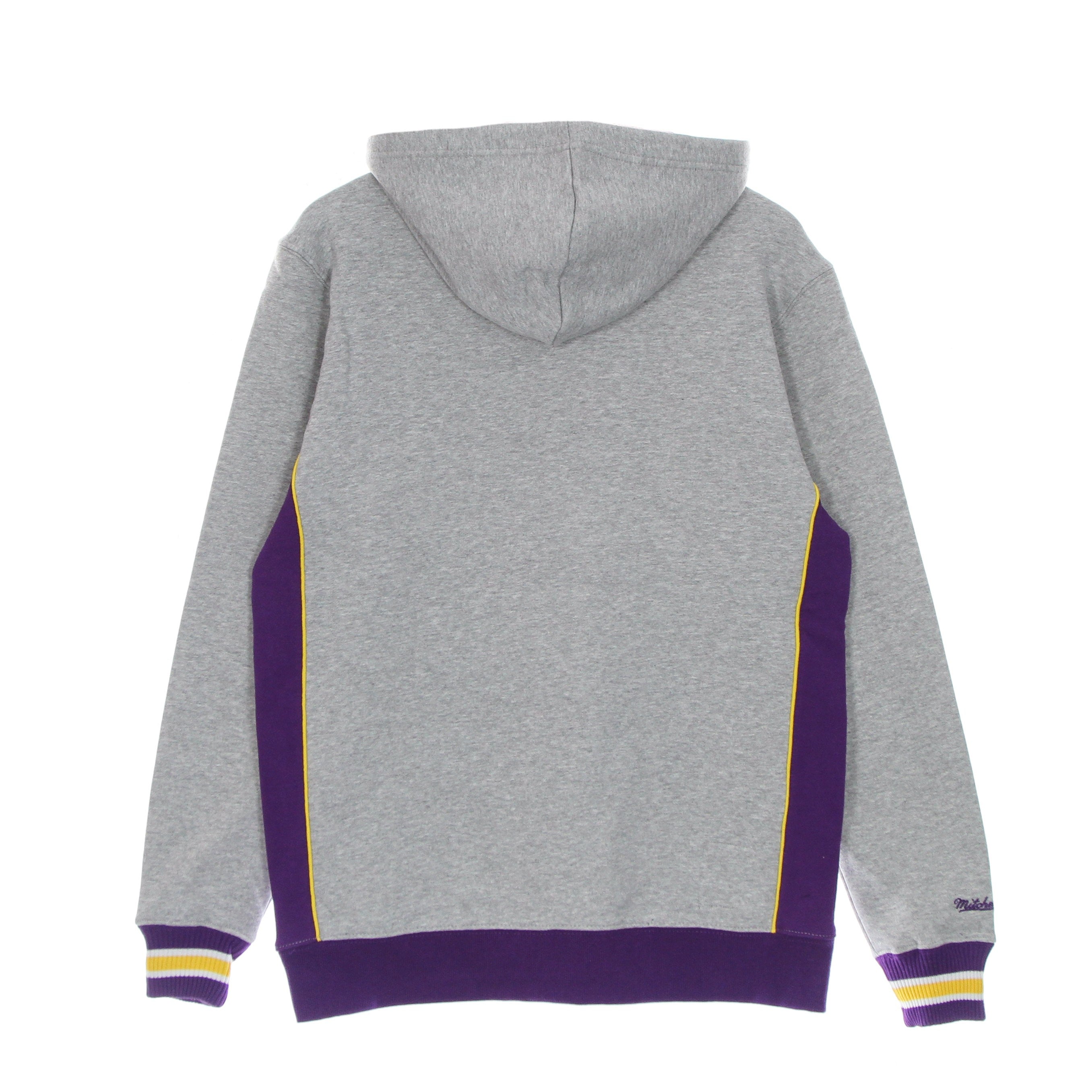 Mitchell & Ness, Felpa Cappuccio Uomo Ncaa Pinnacle Heavyweight Fleece Hoodie Loutig, 
