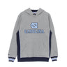 Mitchell & Ness, Felpa Cappuccio Uomo Ncaa Pinnacle Heavyweight Fleece Hoodie Unchee, Navy/light Blue