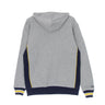 Mitchell & Ness, Felpa Cappuccio Uomo Ncaa Pinnacle Heavyweight Fleece Hoodie Msuspa, Navy/yellow