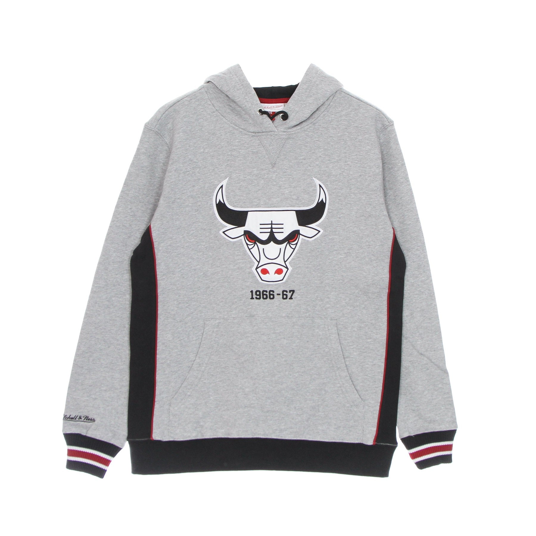 Mitchell & Ness, Felpa Cappuccio Uomo Nba Pinnacle Heavyweight Fleece Hoodie Hardwood Classics Chibul, Original Team Colors