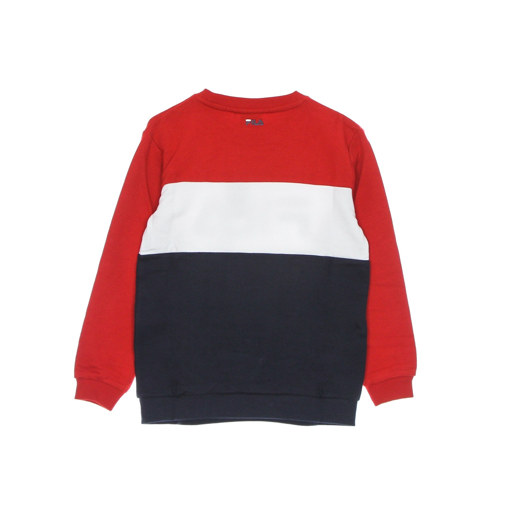 Fila, Felpa Leggera Girocollo Ragazzo Carlotta Blocked Crew Shirt, 
