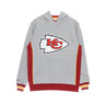 Mitchell & Ness, Felpa Cappuccio Uomo Nfl Pinnacle Heavyweight Fleece Hoodie Kanchi, Grey Heather/original Team Colors
