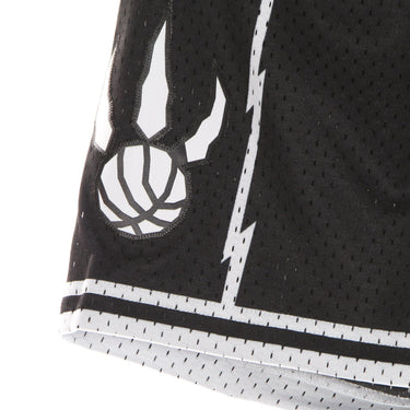 Mitchell & Ness, Pantaloncino Basket Uomo Nba White Logo Swingman Short Hardwood Classics 1998 Torrap, 