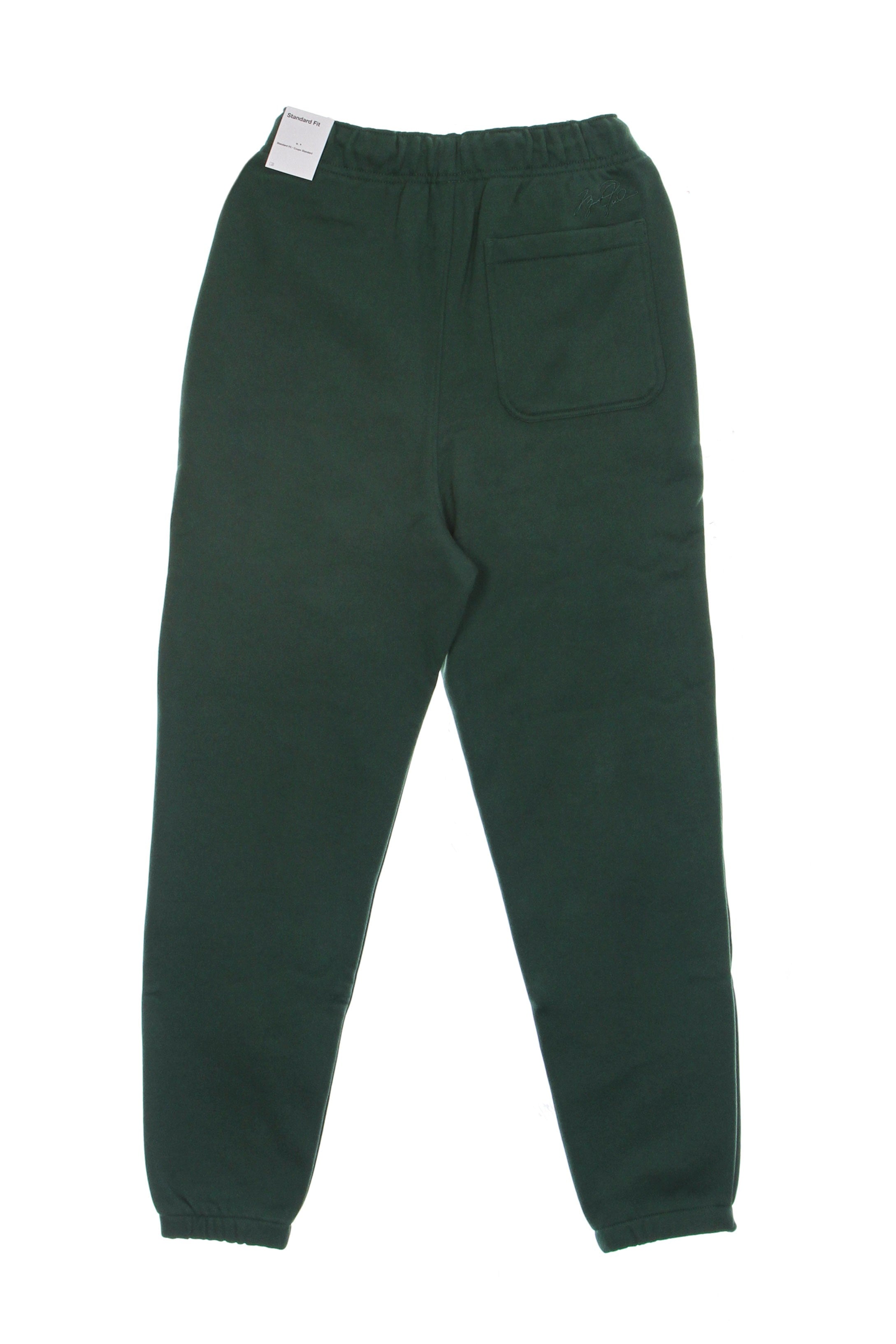 Jordan, Pantalone Tuta Felpato Uomo Essential Fleece Pant, Noble Green