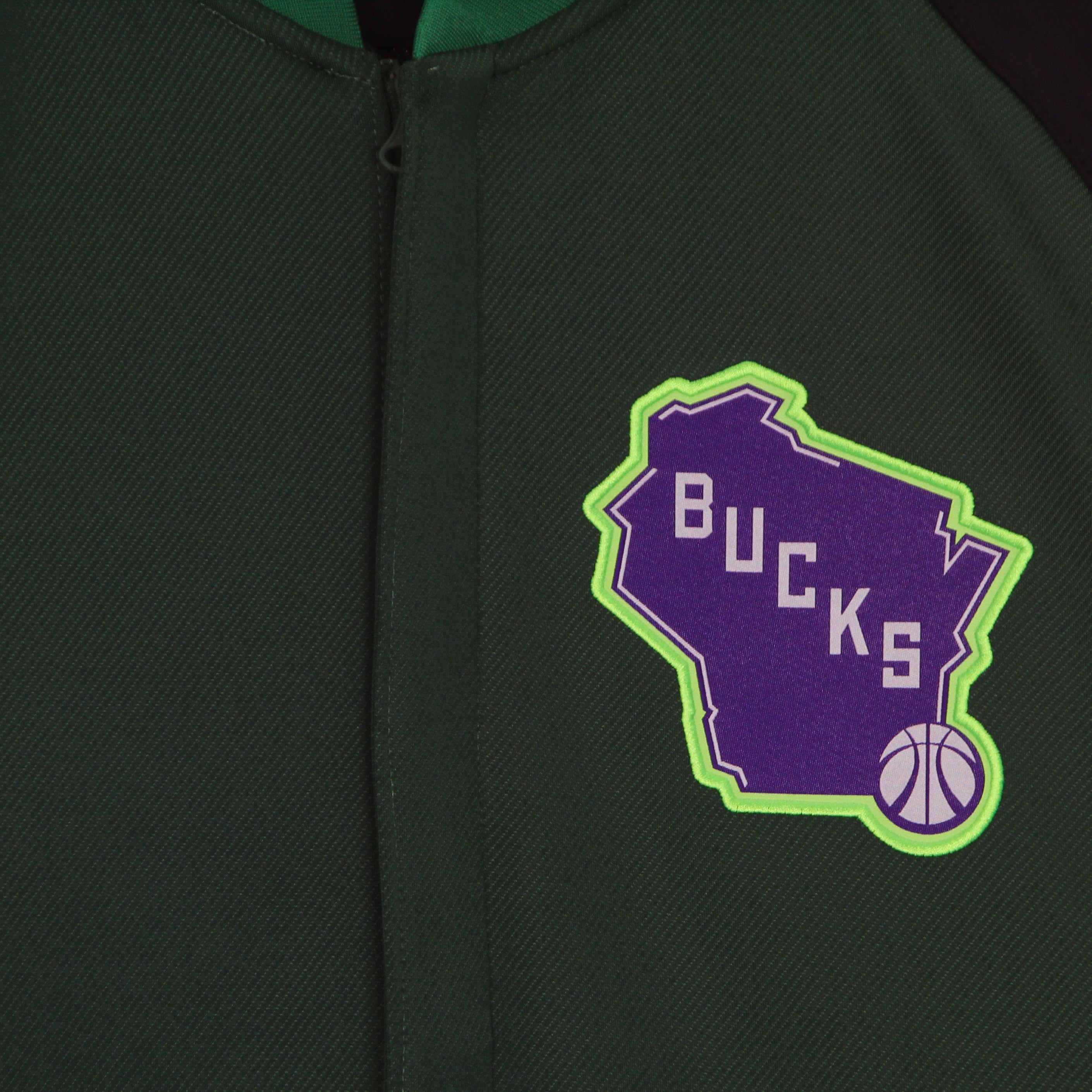 Nike Nba, Felpa Leggera College Uomo Nba Dri Fit Showtime L/s Jacket Milbuc, 