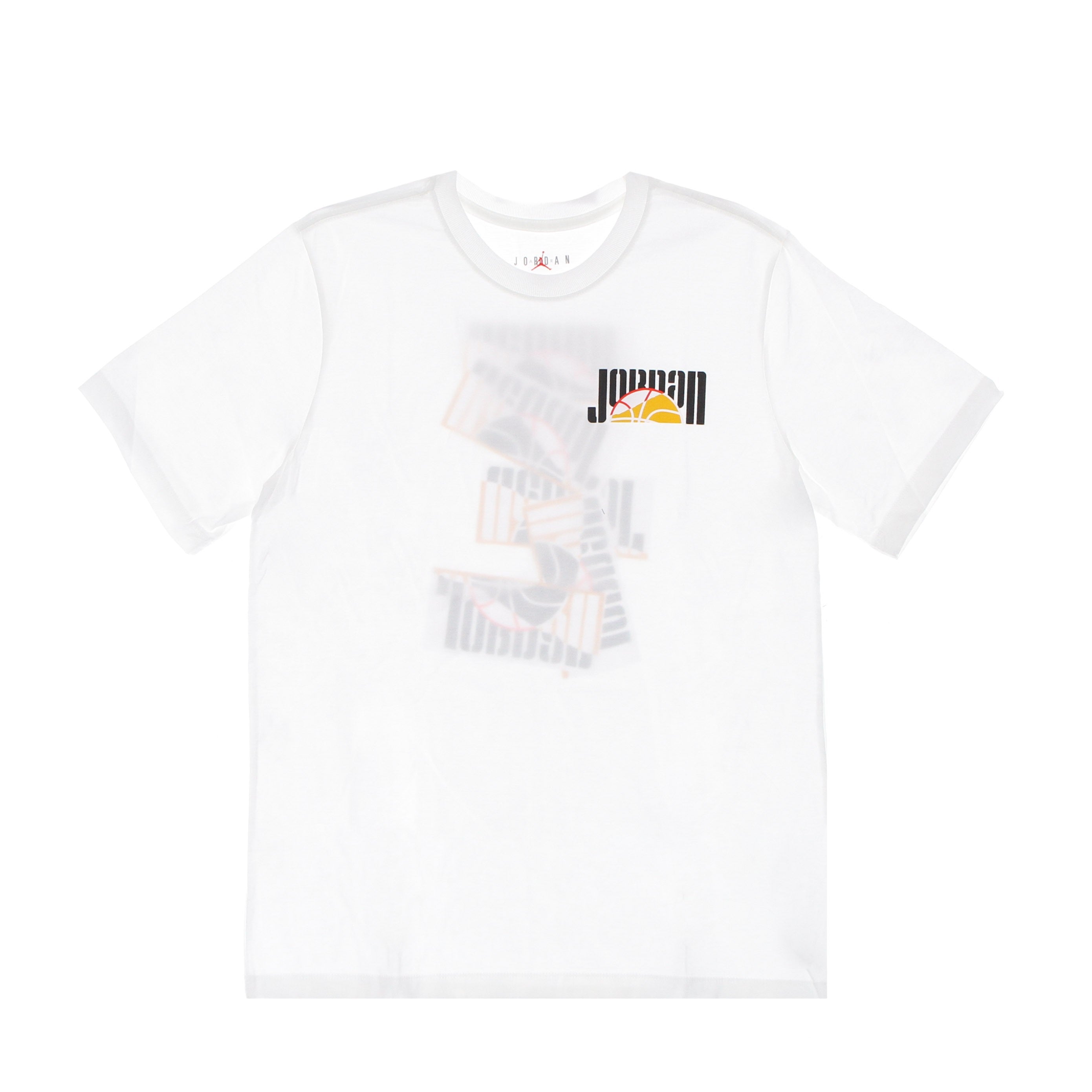Jordan, Maglietta Uomo Sport Dna Crew Tee, White/white/black