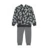 Nike, Completo Tuta Bambino Aop Fleece Po Hoodie+ Jogger Set, Carbon Heather