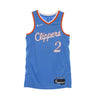 Nike Nba, Canotta Basket Uomo Nba Dri Fit Swingman Jersey City Edition No 2 Kawhi Leonard Loscli, Coast