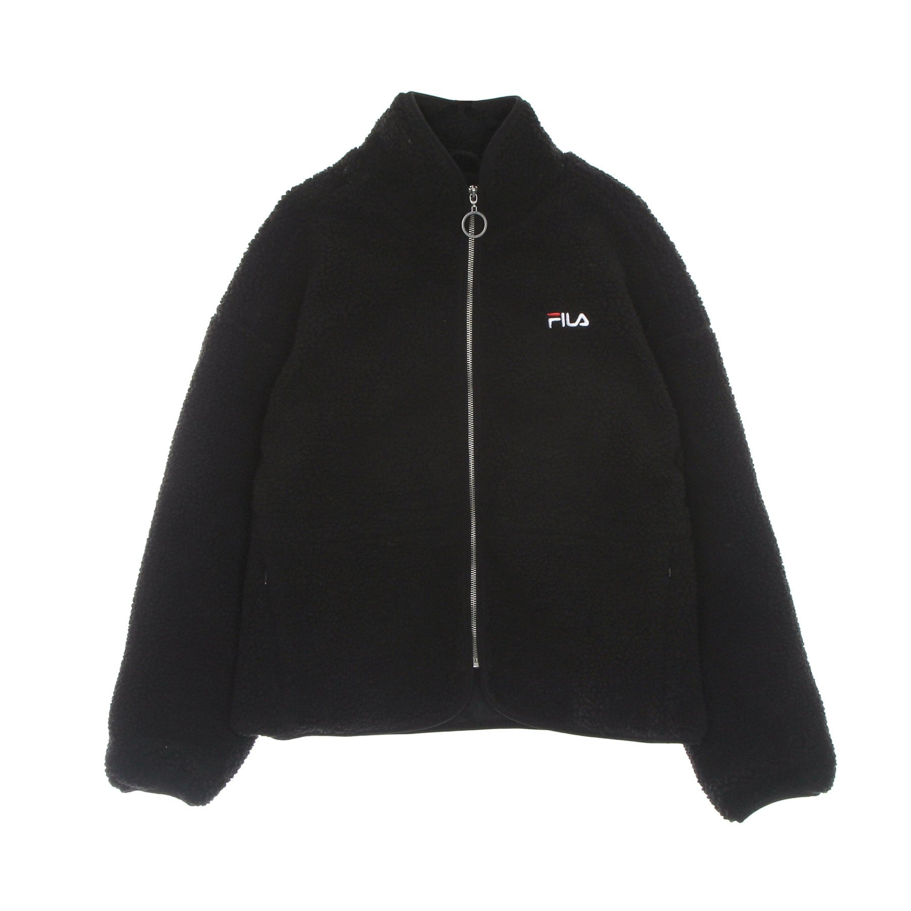 Fila, Orsetto Donna Sari Sherpa Fleece Jacket, Black