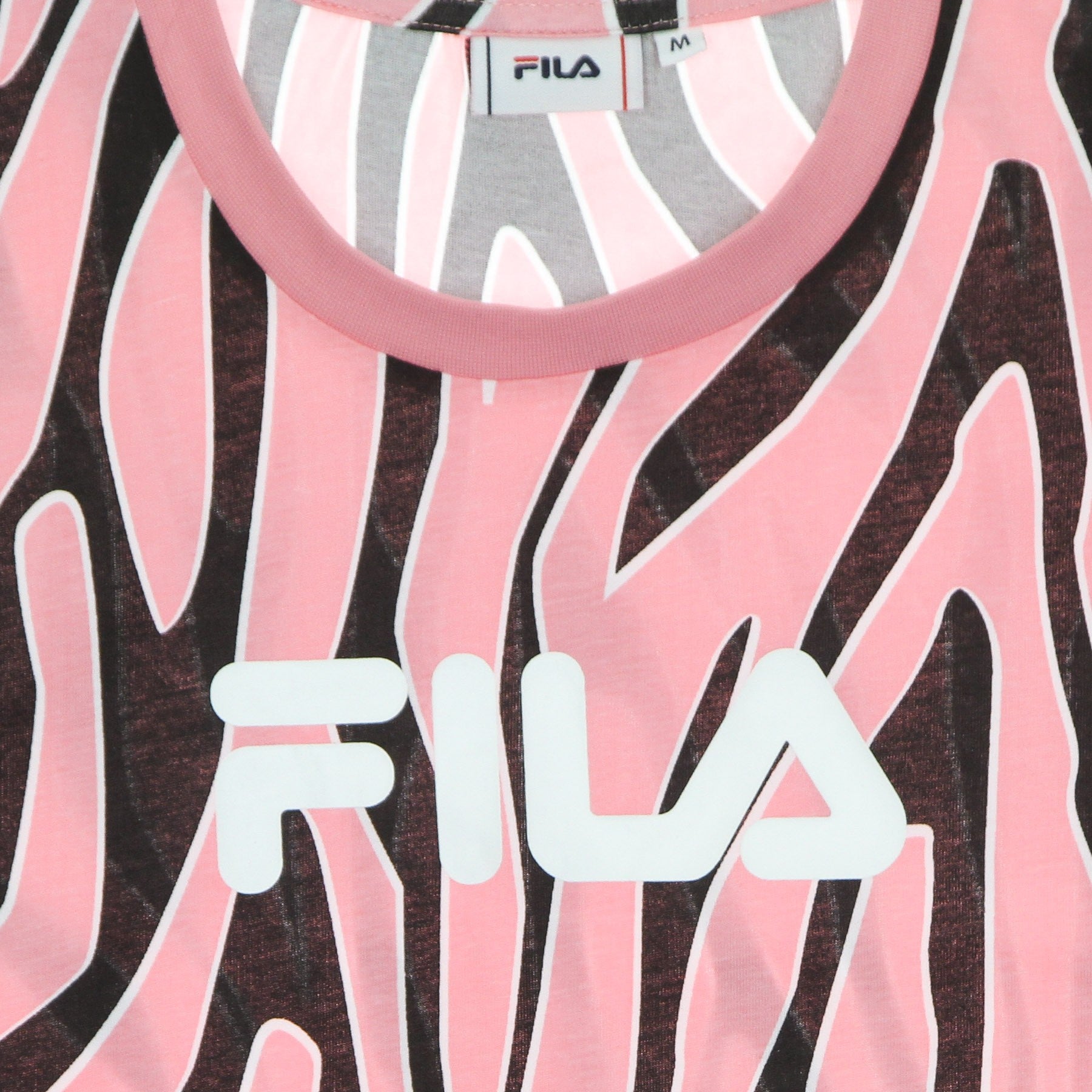 Fila, Maglietta Corta Donna Epona Aop Cropped Tee, 