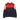 Fila, Felpa Leggera Cappuccio Uomo Parsom Blocked Hoodie, Black Iris/true Red/bright White