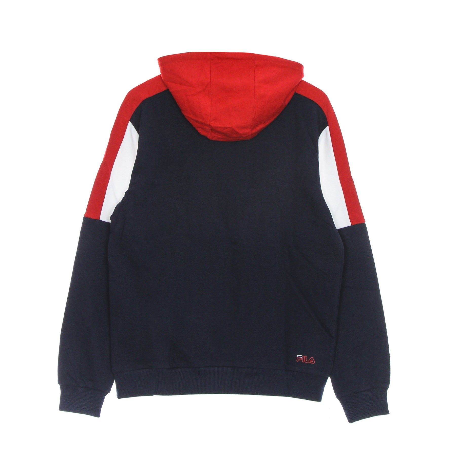 Fila, Felpa Leggera Cappuccio Uomo Parsom Blocked Hoodie, 