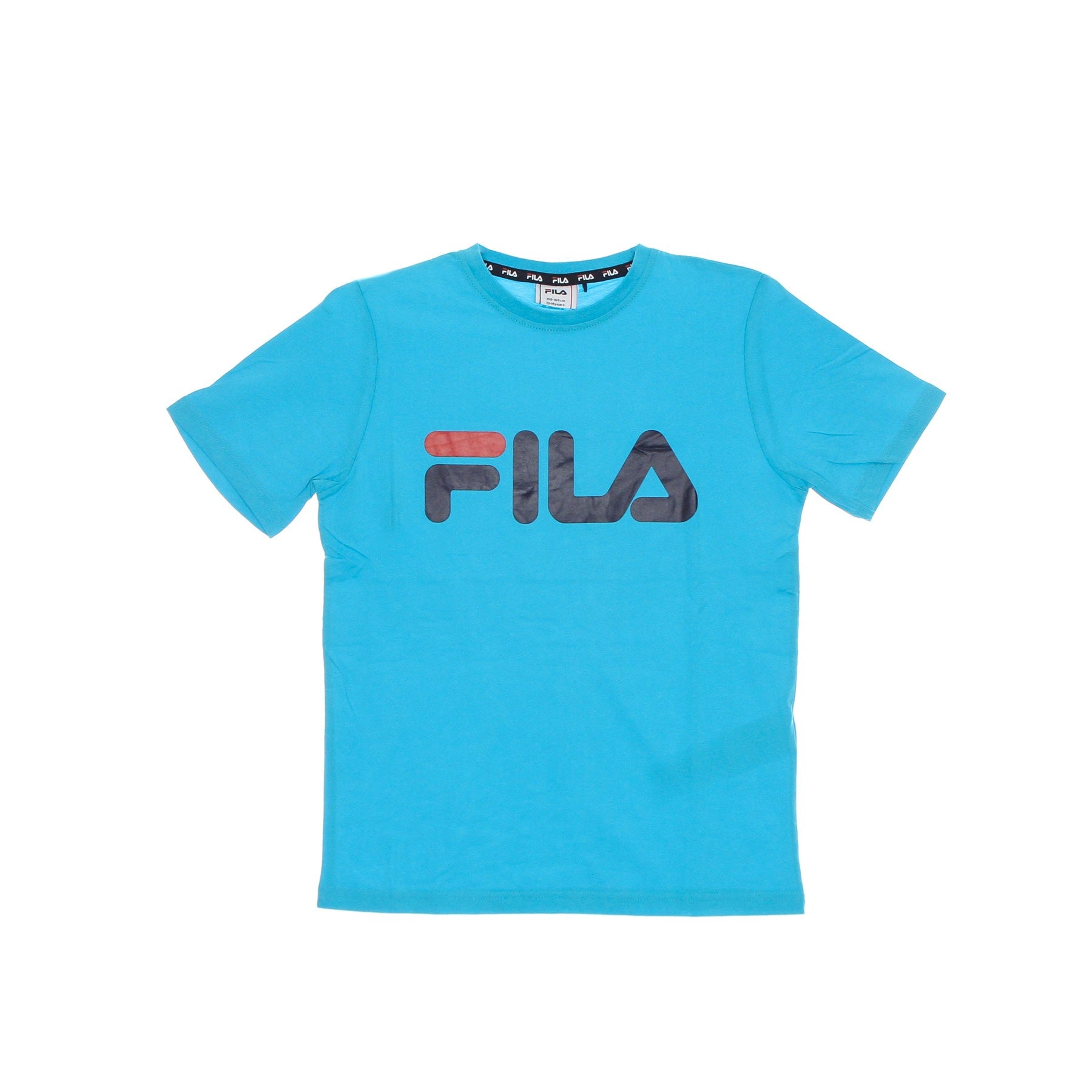 Fila, Maglietta Ragazzo Gaia Logo Tee, Scuba Blue