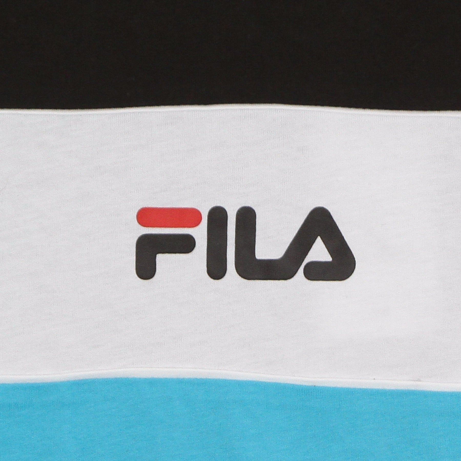 Fila, Maglietta Ragazzo Mika Basic Blocked Tee, Scuba Blue/black/bright White