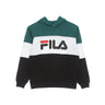 Fila, Felpa Cappuccio Ragazzo Olena Blocked Hoodie, Black/storm/bright White