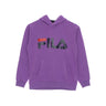 Fila, Felpa Cappuccio Ragazzo Andrey Classic Logo Hoodie, Amethyst Orchid