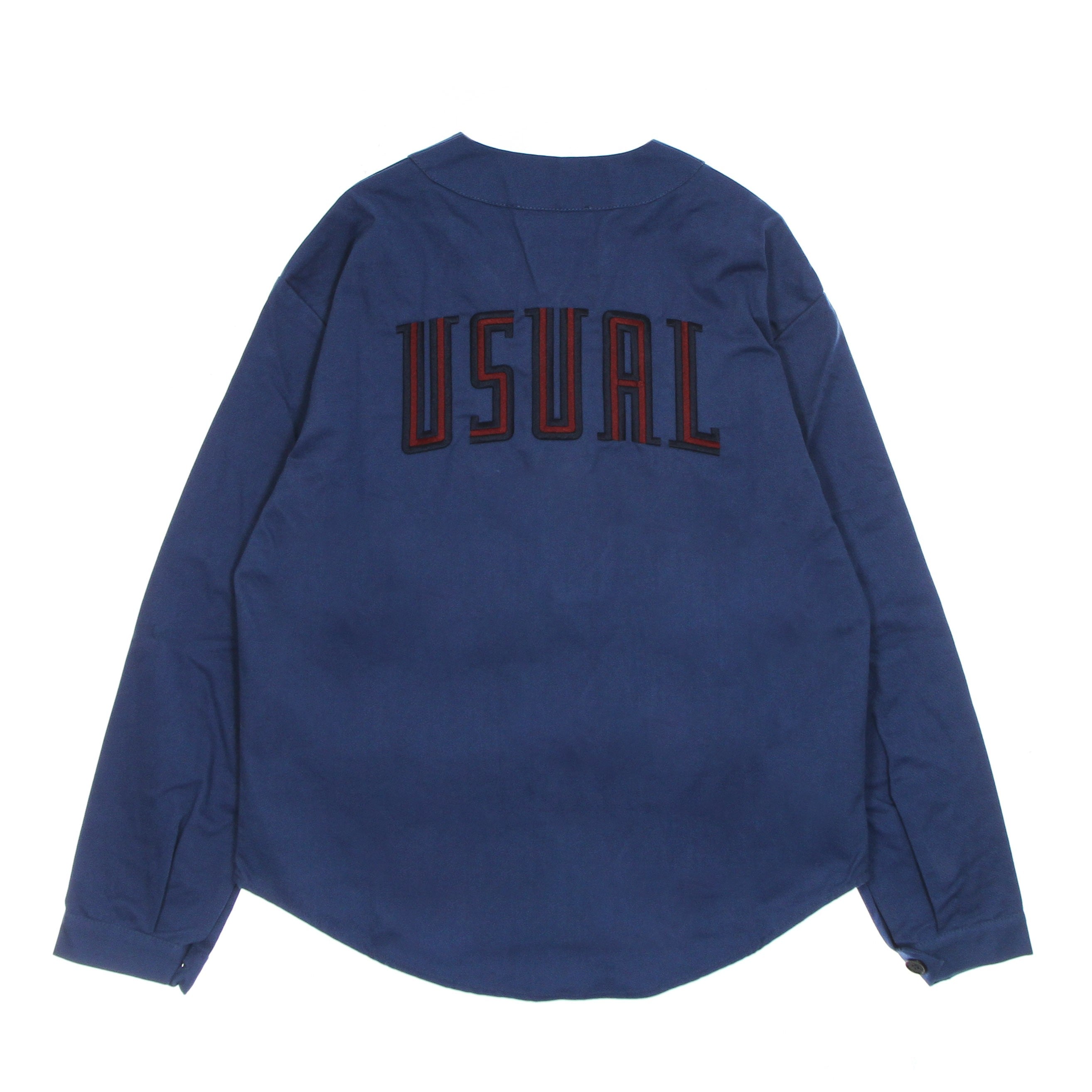 Usual, Camicia Manica Lunga Uomo Home Run L/s Shirt, Blue