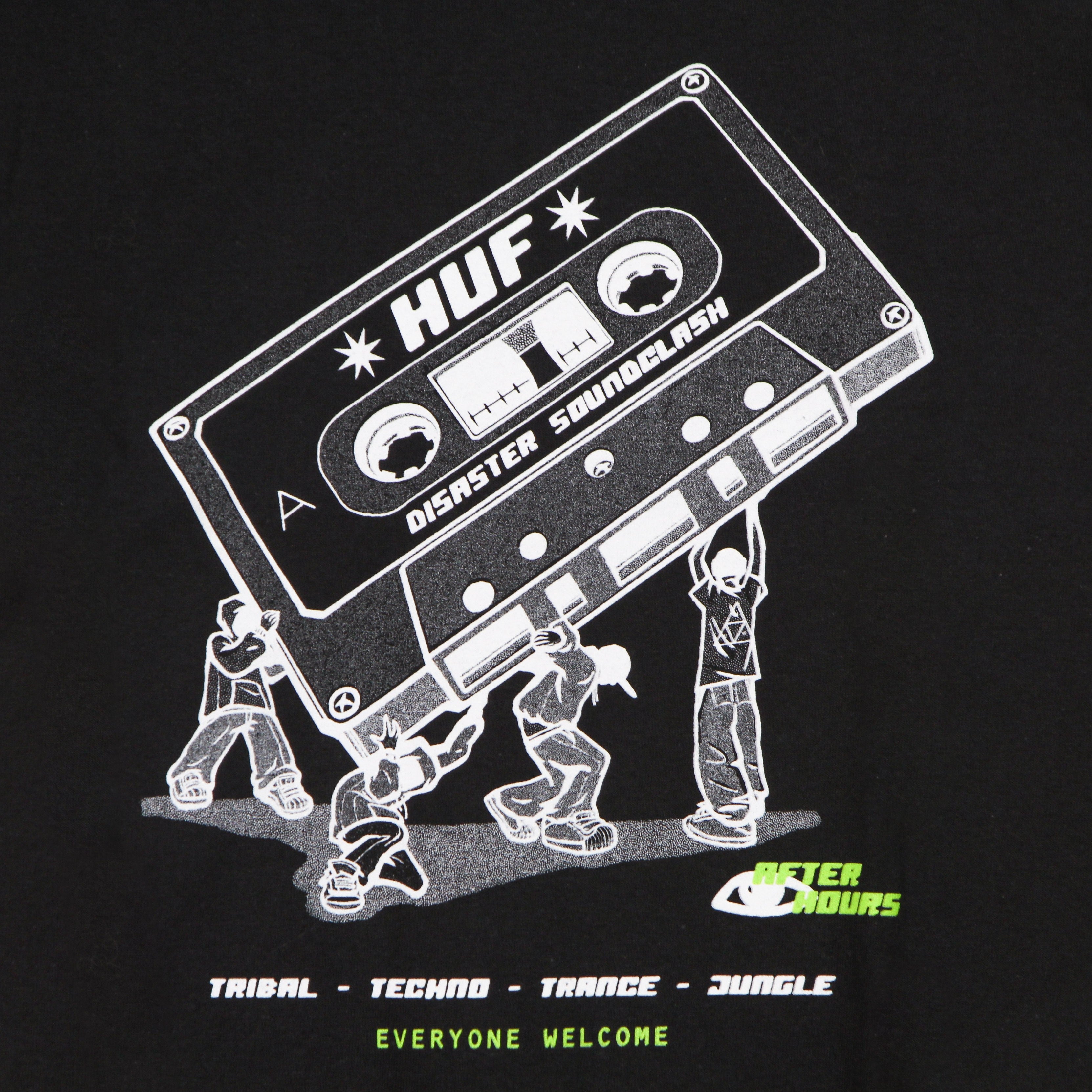 Huf, Maglietta Uomo Soundclash Tee, 