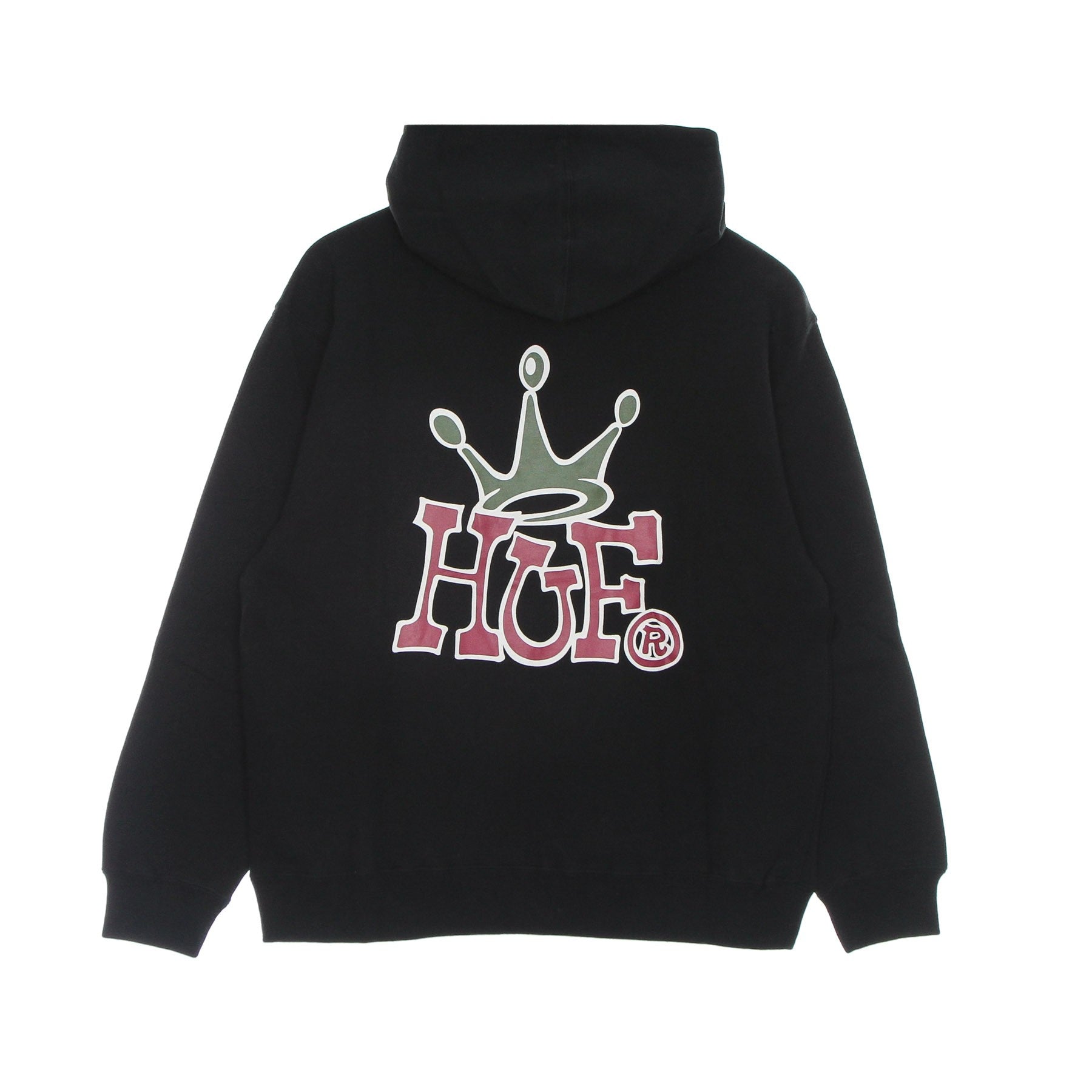 Huf, Felpa Cappuccio Donna Huf Crown Po Hoodie, 