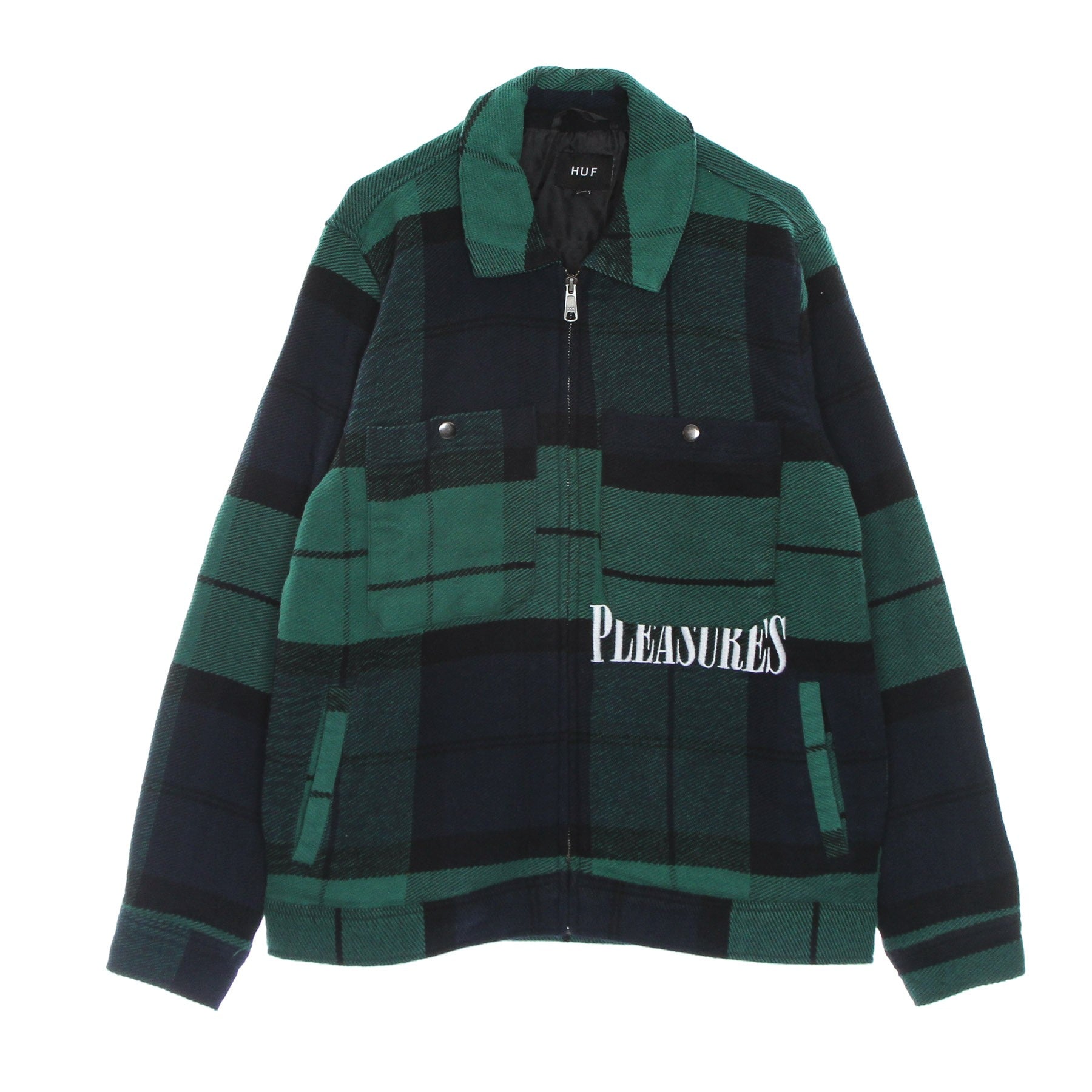 Huf, Giacca Workwear Uomo Blackwatch Work Jacket, Navy