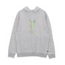Huf, Felpa Cappuccio Uomo Rhinestone Po Hoodie X Playboy, Grey Heather