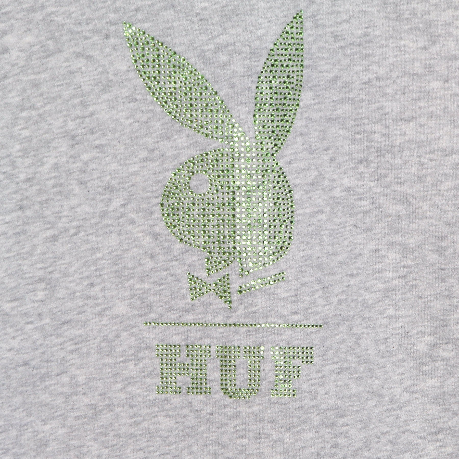 Huf, Felpa Cappuccio Uomo Rhinestone Po Hoodie X Playboy, 