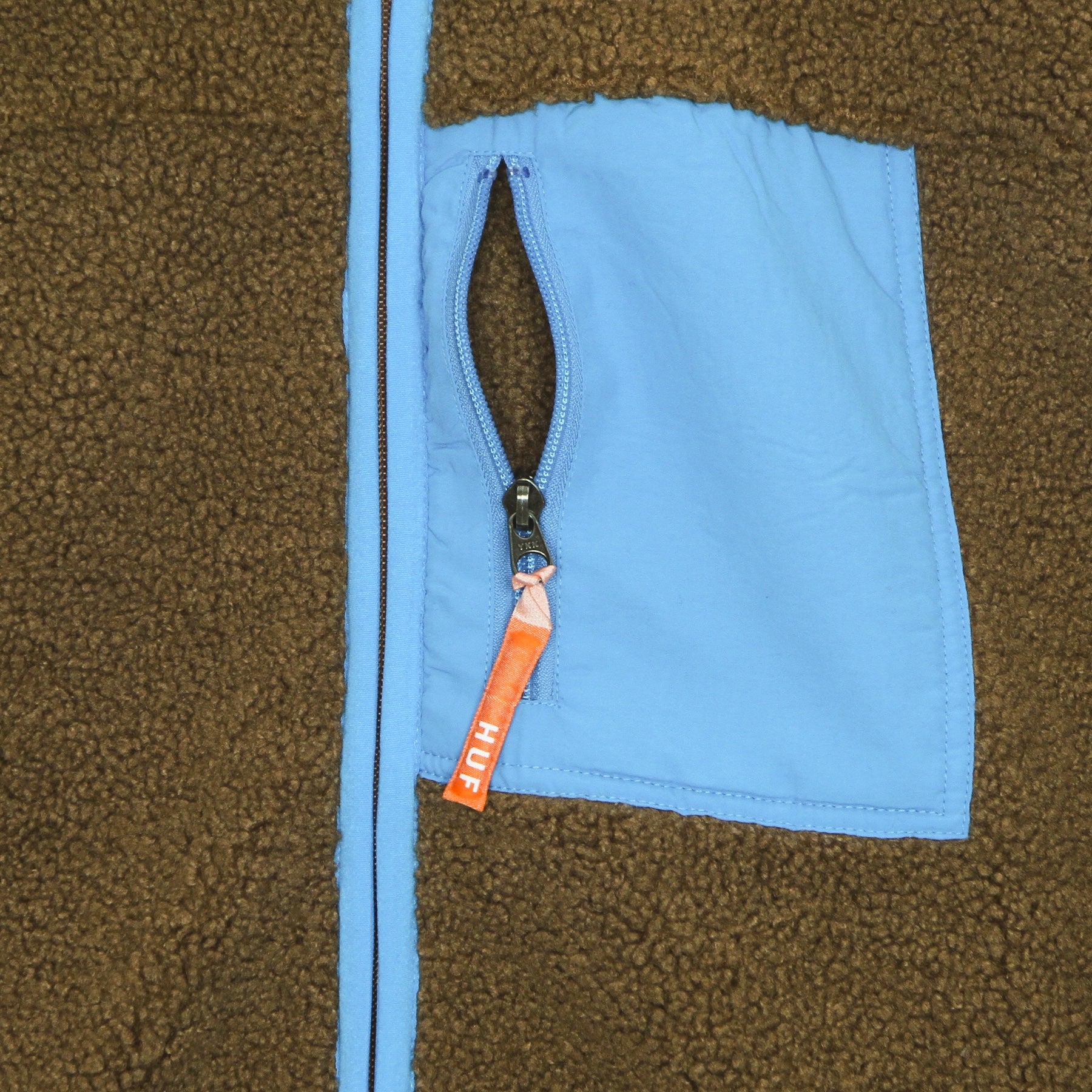 Huf, Orsetto Uomo Fort Point Sherpa Jacket, 