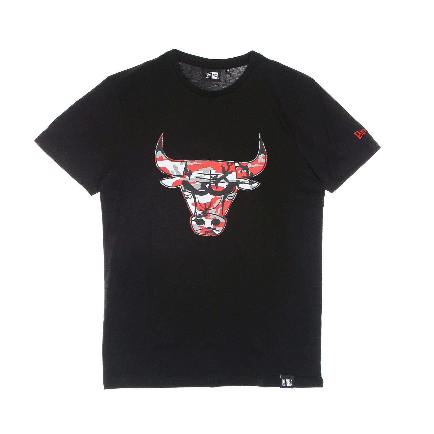 New Era, Maglietta Uomo Nba Seasonal Infill Tee Chibul, Black/original Team Colors