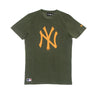 New Era, Maglietta Uomo Mlb Seasonal Team Logo Tee Neyyan, New Olive/khaki