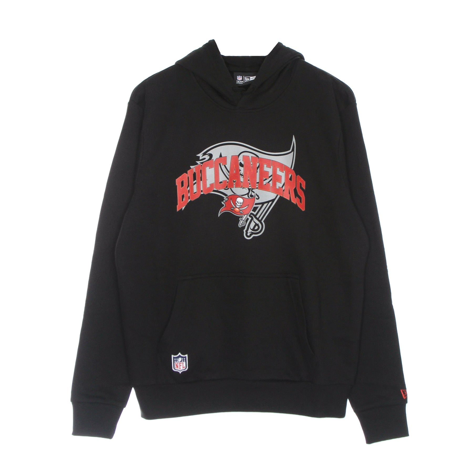 New Era, Felpa Cappuccio Uomo Nfl Team Shadow Po Hoodie Tambuc, Black/original Team Colors