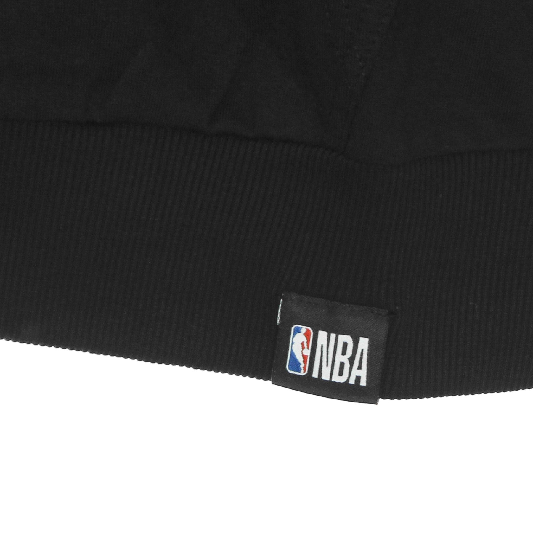 New Era, Felpa Leggera Cappuccio Zip Uomo Nba Enlarged Logo Full Zip Hoodie Milbuc, Black/original Team Colors