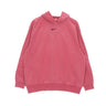 Nike, Felpa Cappuccio Donna W Essential Plush Hoodie, Archaeo Pink/black