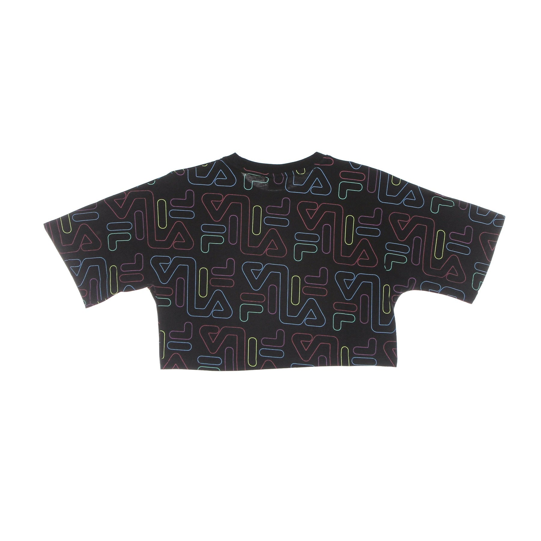 Fila, Maglietta Corta Ragazza Samia Aop Wide Cropped Tee, 