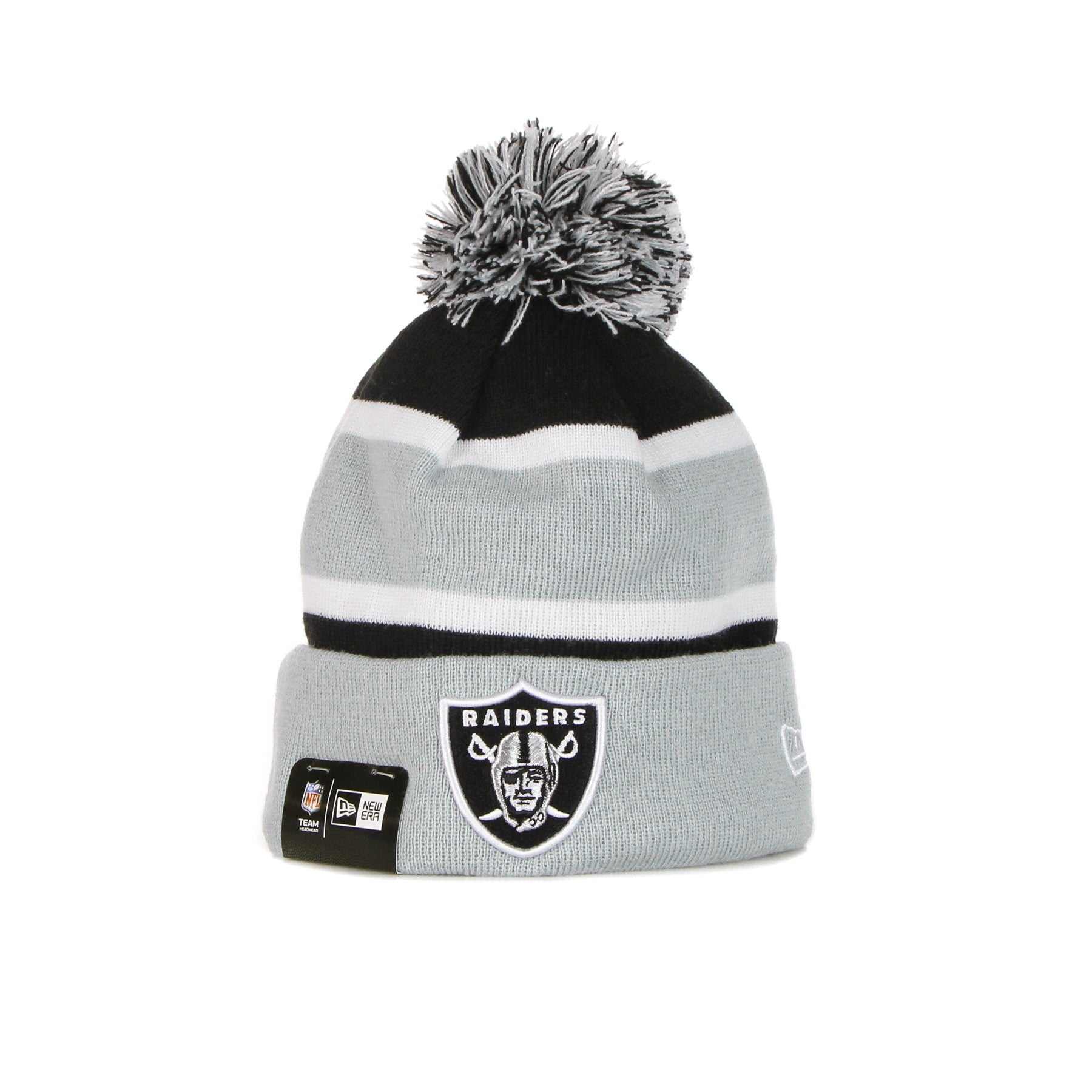 Pom Cappello Pom Hombre Colores de equipo originales de gorro a rayas de la NFL