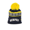 New Era, Cappello Pom Pom Uomo Nba City Off Knit Memgri, Original Team Colors