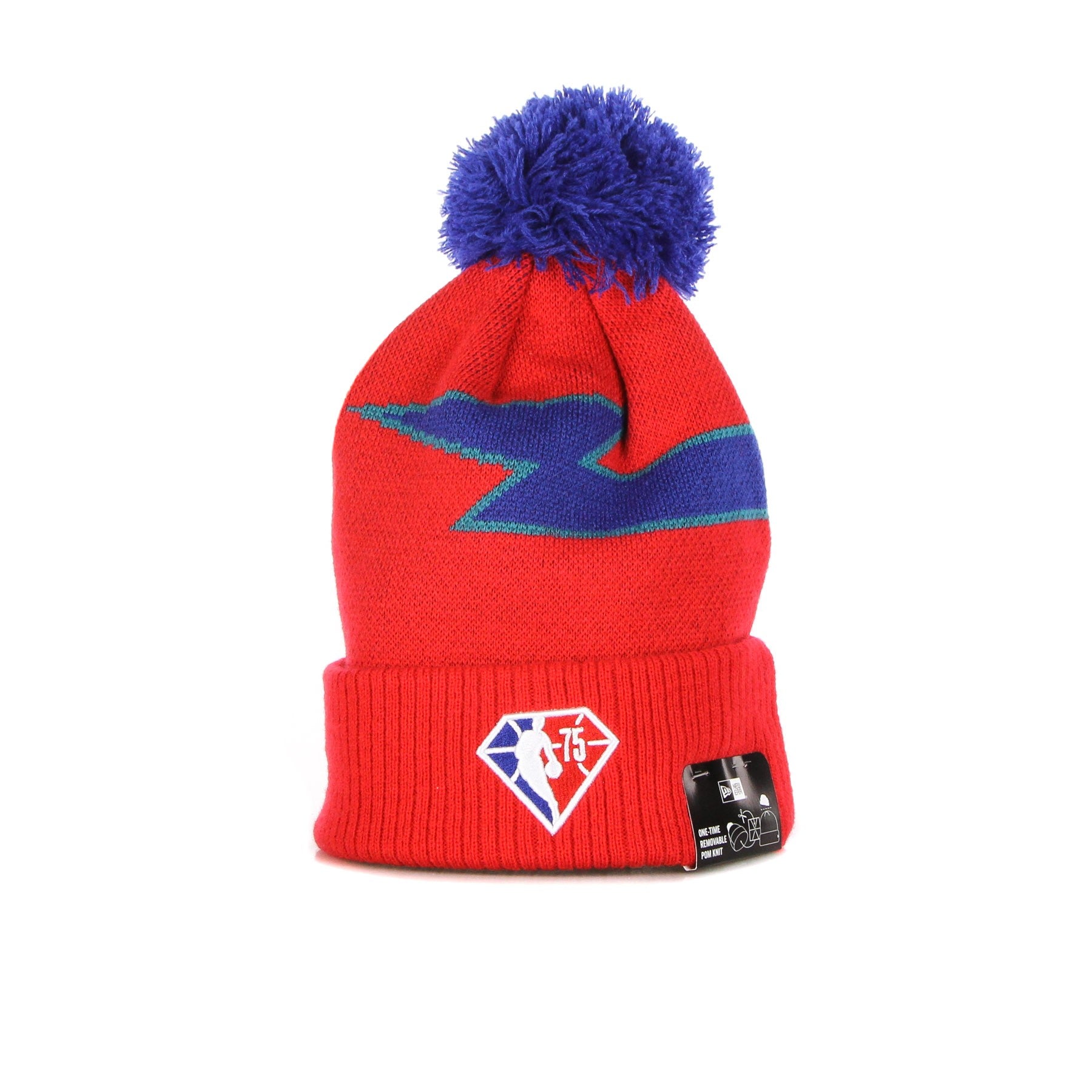 New Era, Cappello Pom Pom Uomo Nba City Off Knit Detpis, 