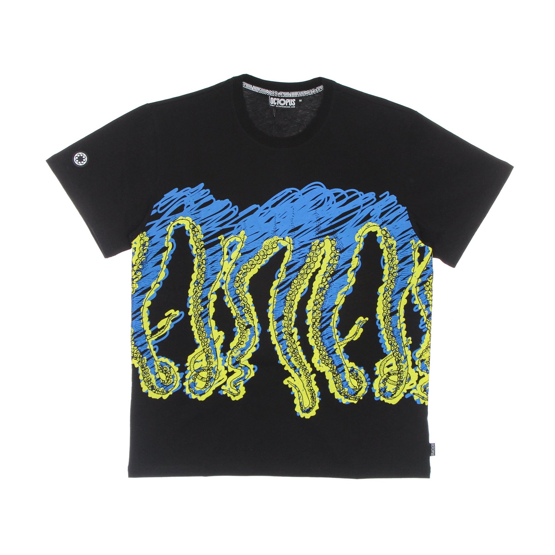 Octopus, Maglietta Uomo Draft Tee, Black