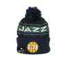 New Era, Cappello Pom Pom Uomo Nba Draft Knit Utajaz, Original Team Colors