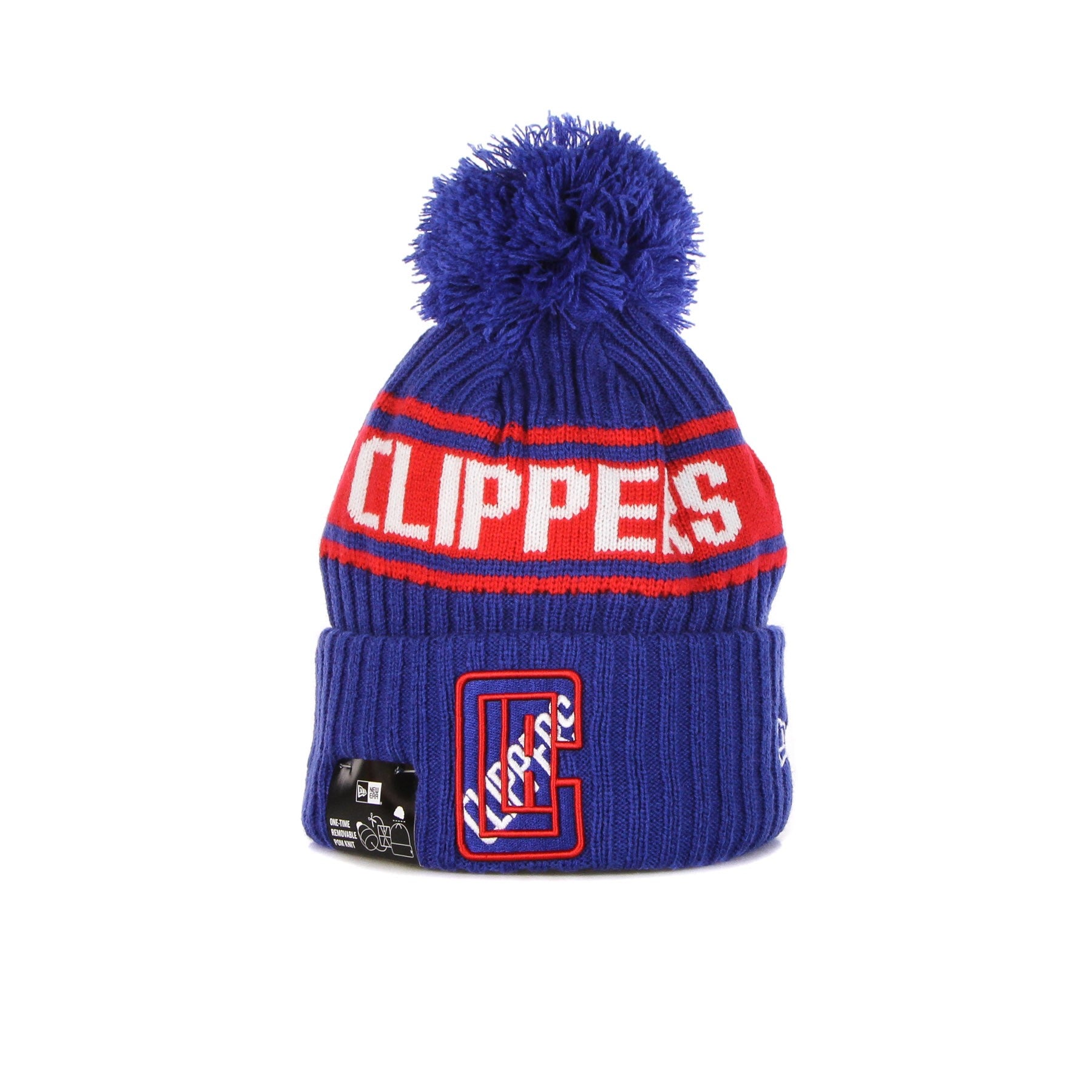 New Era, Cappello Pom Pom Uomo Nba Draft Knit Loscli, 