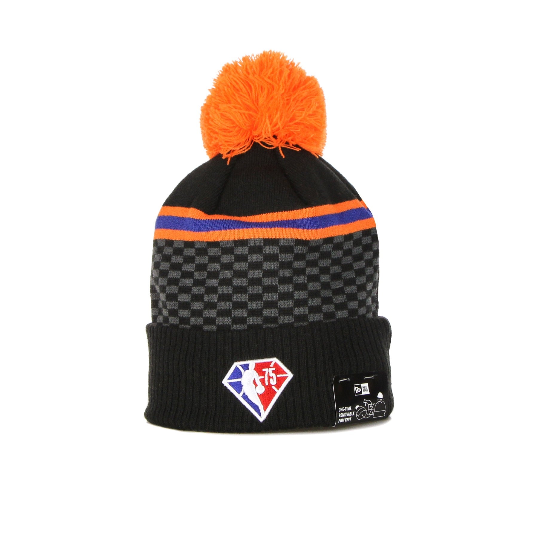 New Era, Cappello Pom Pom Uomo Nba City Off Knit Neykni, 