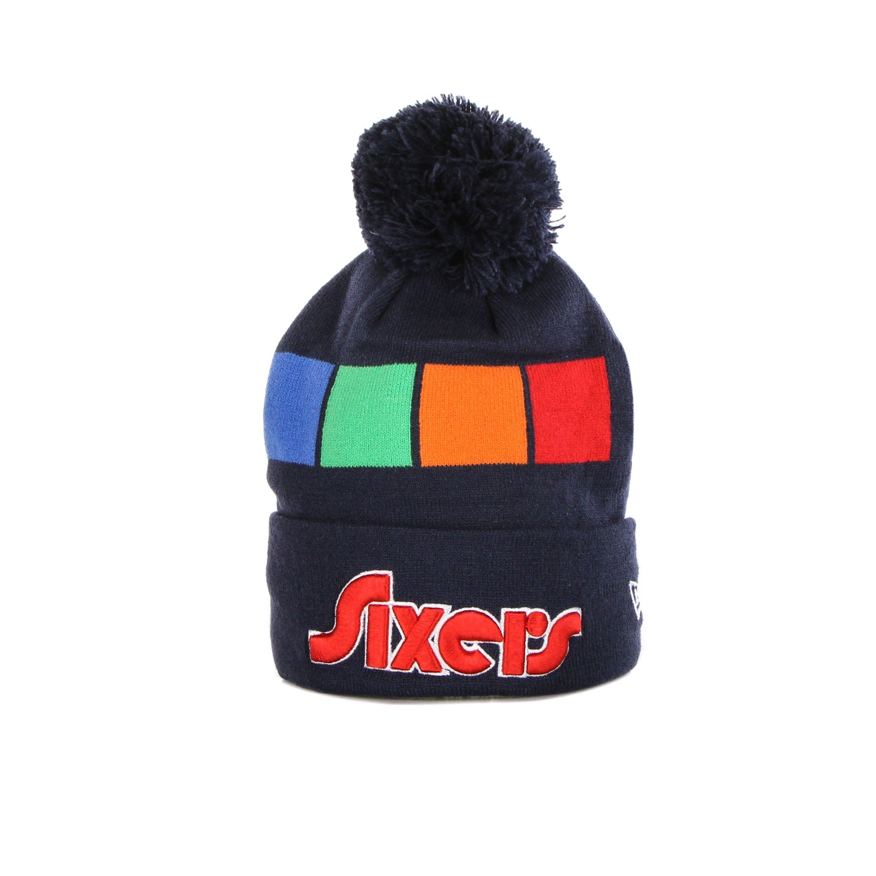 New Era, Cappello Pom Pom Uomo Nba City Off Knit Phi76e, Original Team Colors