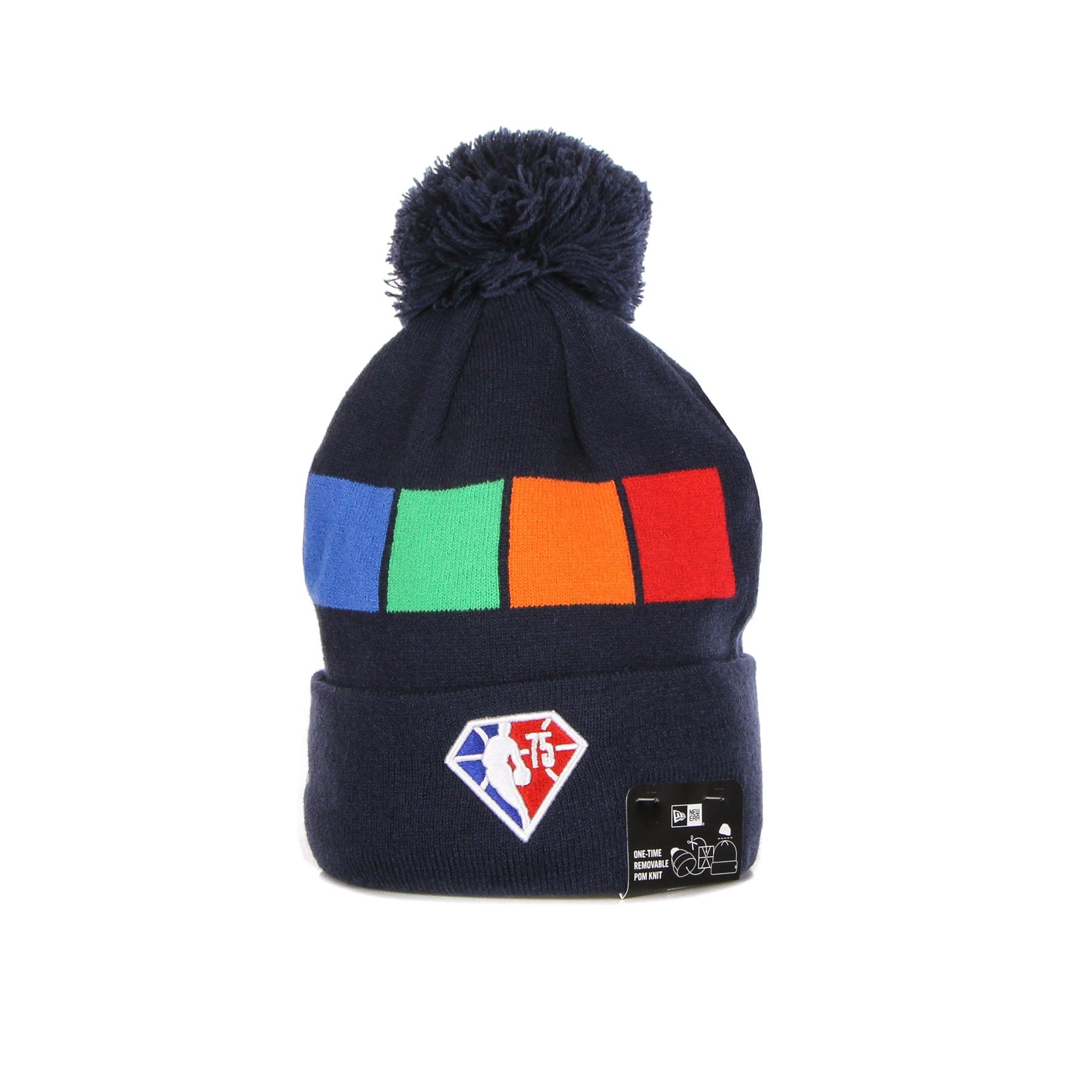 New Era, Cappello Pom Pom Uomo Nba City Off Knit Phi76e, 