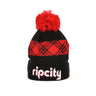 New Era, Cappello Pom Pom Uomo Nba City Off Knit Porbla, Original Team Colors