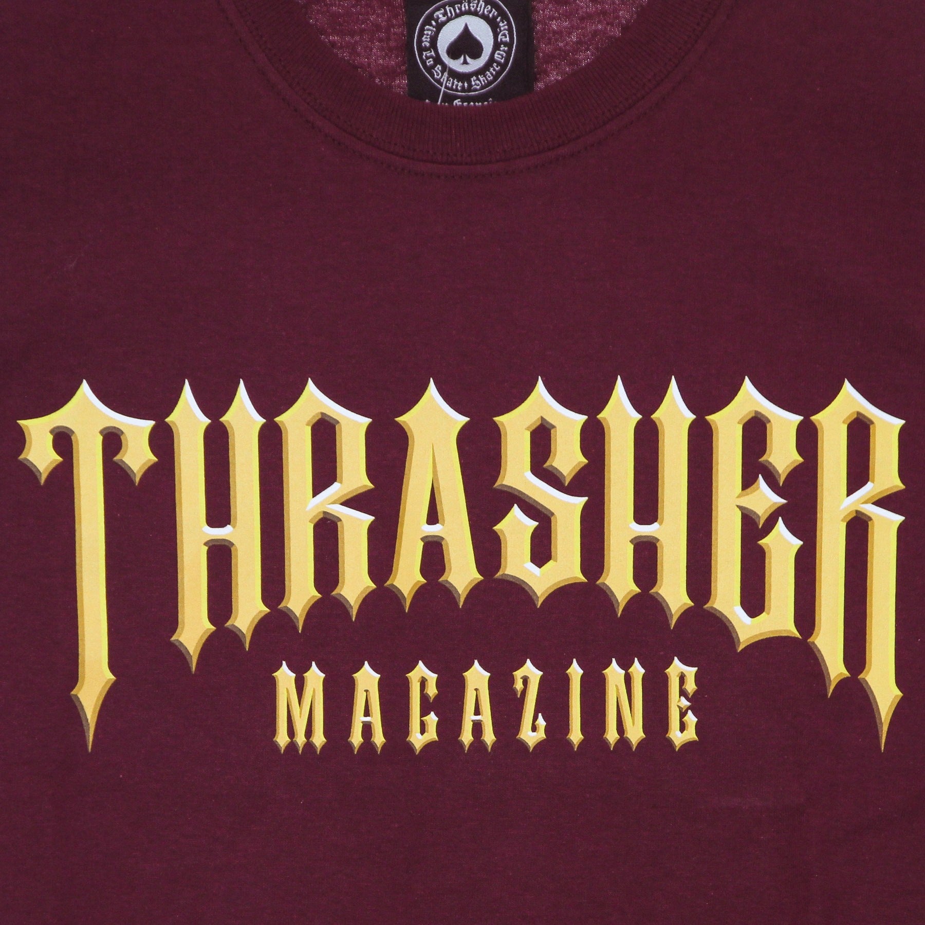 Thrasher, Maglietta Uomo Low Low Logo Tee, 