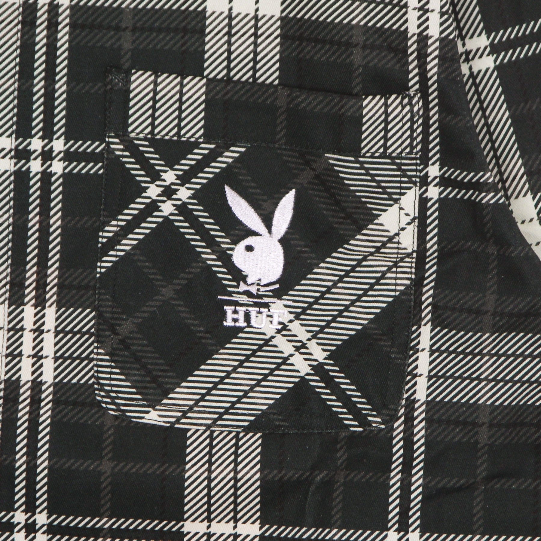 Huf, Camicia Manica Lunga Uomo Monarch L/s Flannel X Playboy, 