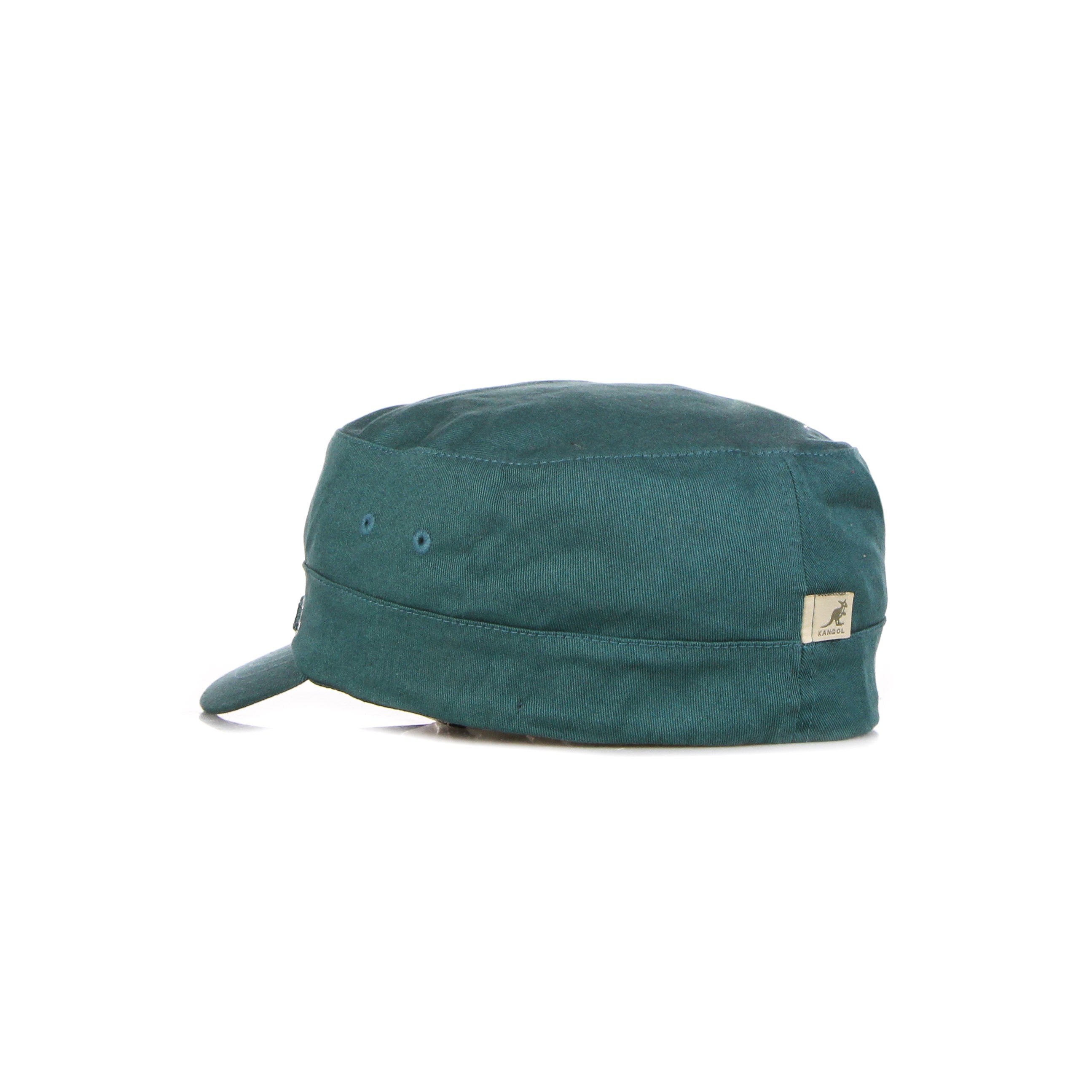 Flat Visor Cap for Men Cotton Twill Army Cap Green