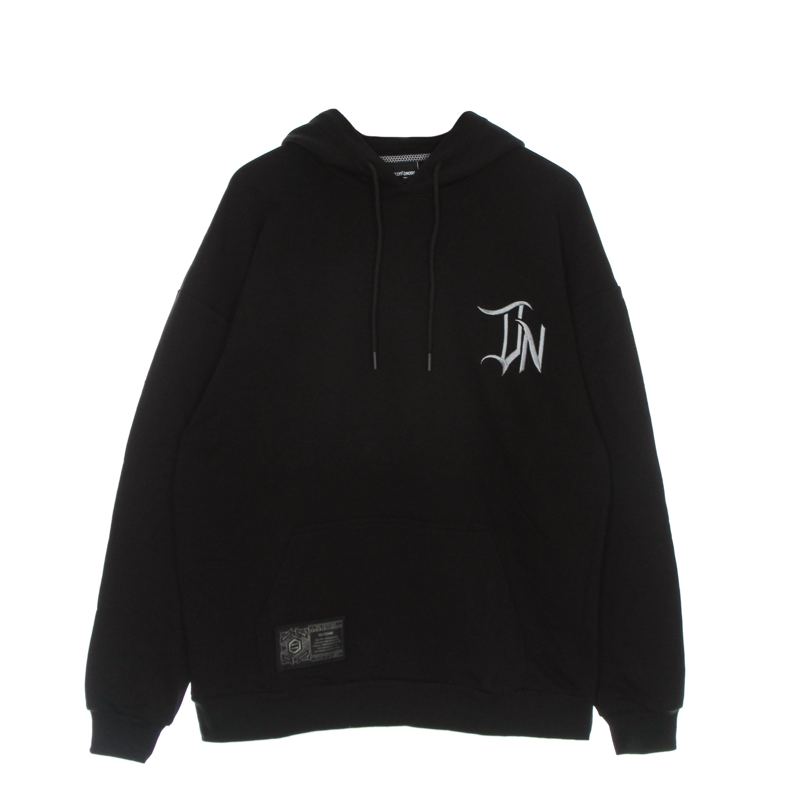 Dolly Noire, Felpa Leggera Cappuccio Uomo Lettering 3d Hoodie Over, 