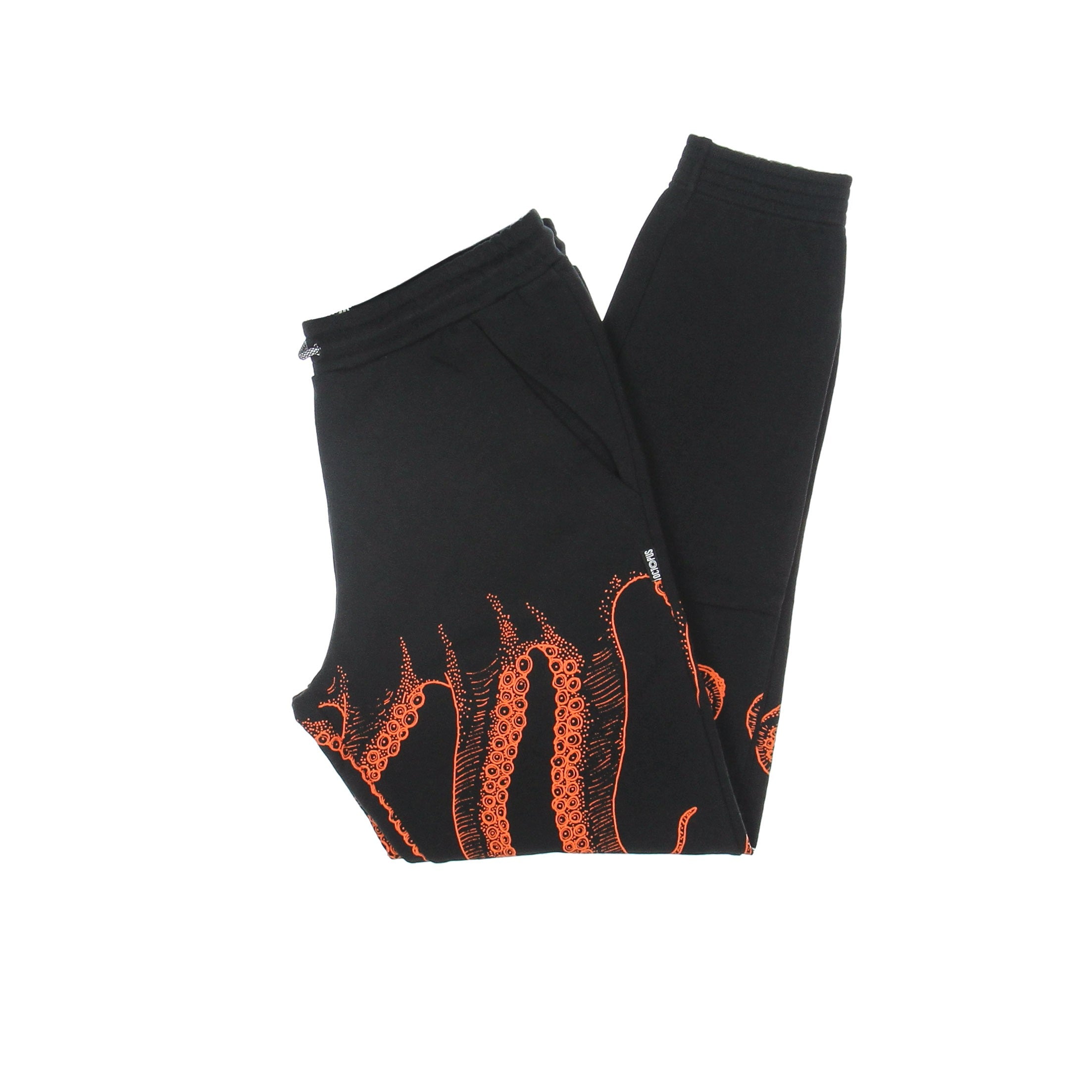 Octopus, Pantalone Tuta Leggero Uomo Outline Sweatpants, Black