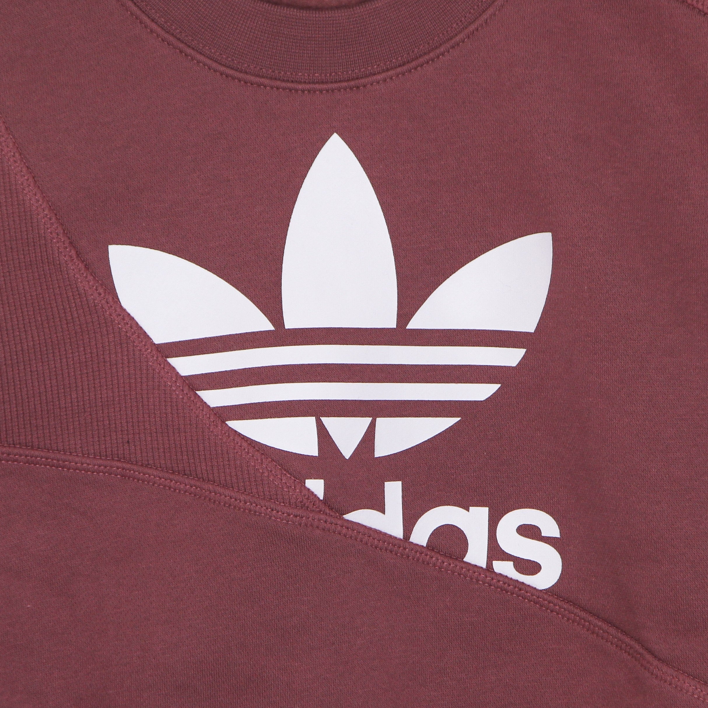 Adidas, Felpa Girocollo Corta Donna Sweatshirt, 
